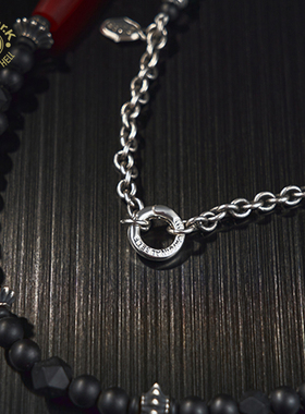 Arthur.k天照系列日本原创手工天然矿石925银男女赤离项链均码