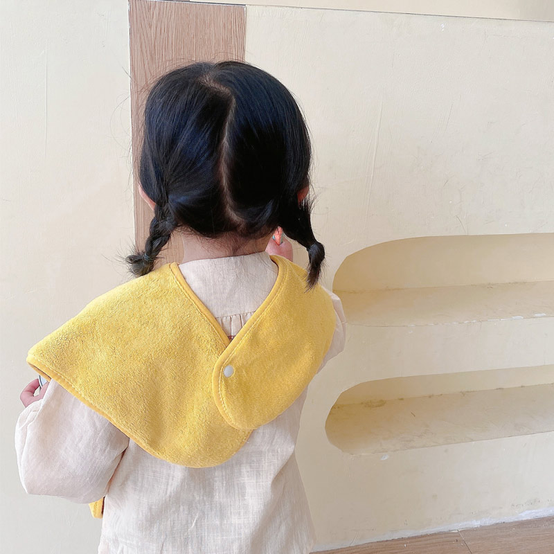 Children's face wash towel bib brushing teeth waterproof bib multifunctional towel baby face wipe non-wet cloth mouthwash towel