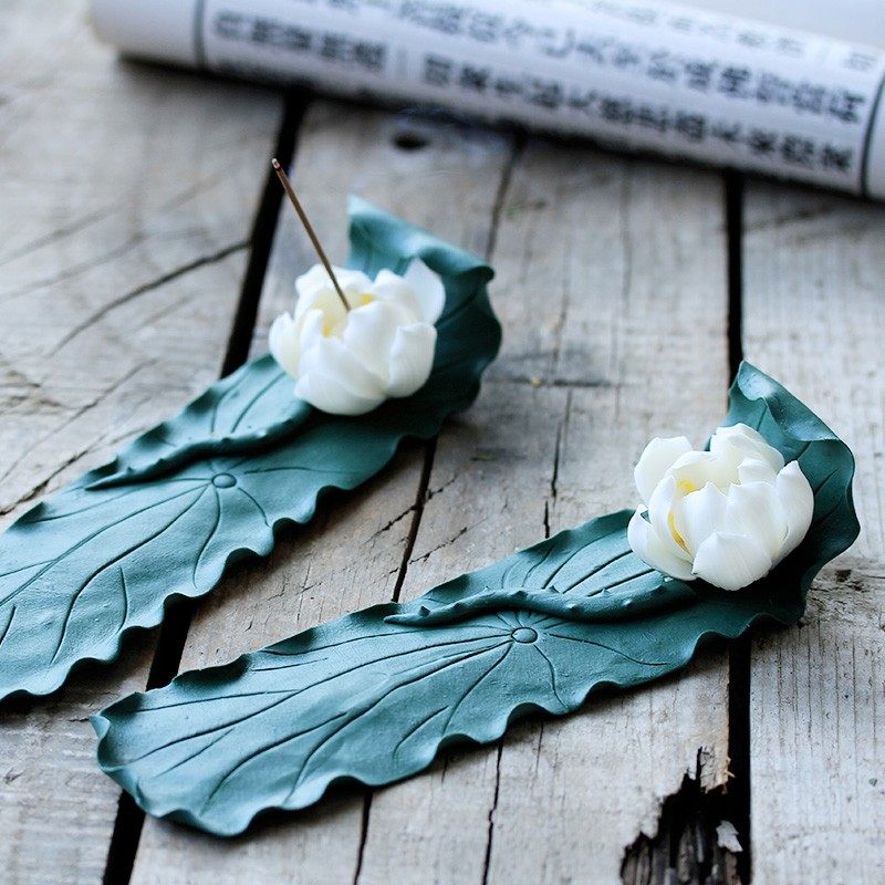 创意莲花陶瓷线香插香炉家用室内仿古香插茶道线香炉Y卧香座香薰,淘宝优惠券,粉丝福利购,淘宝优惠卷