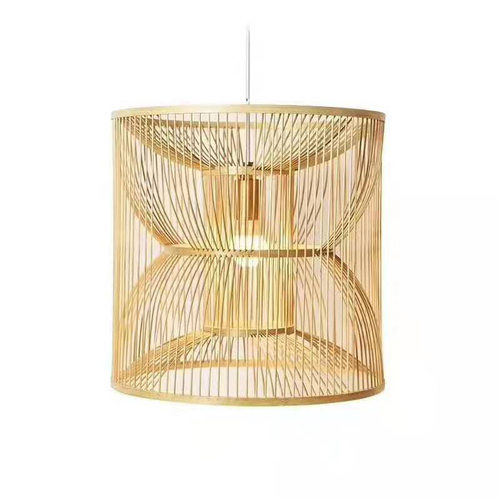 皮山县洛浦县策勒县东南亚餐厅田园茶室茶茶楼竹艺灯具日式竹灯 - 图0