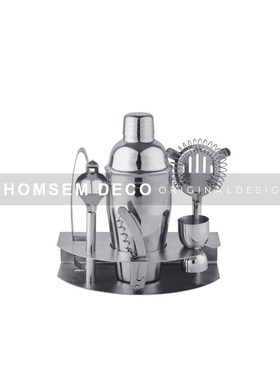 样板间玄关吧台轻奢皮革酒具醒酒器摆件客厅餐桌酒柜软装饰工艺品