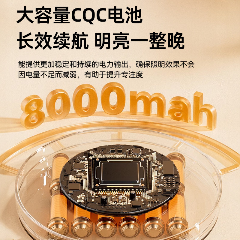 爱瞳台灯护眼学习专用小学生儿童充电款写字床头作业无影阅读台风