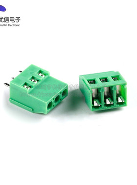 KF129-5.08-2P/3P 直插 300V/20A 5.08mm间距螺钉式PCB接线端子