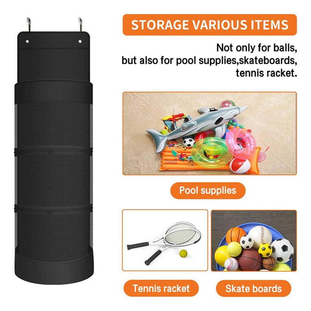 运动器材悬挂式收纳袋 儿童球类器材门上收纳框 悬挂式门上篮球框,淘宝优惠券,粉丝福利购,淘宝优惠卷