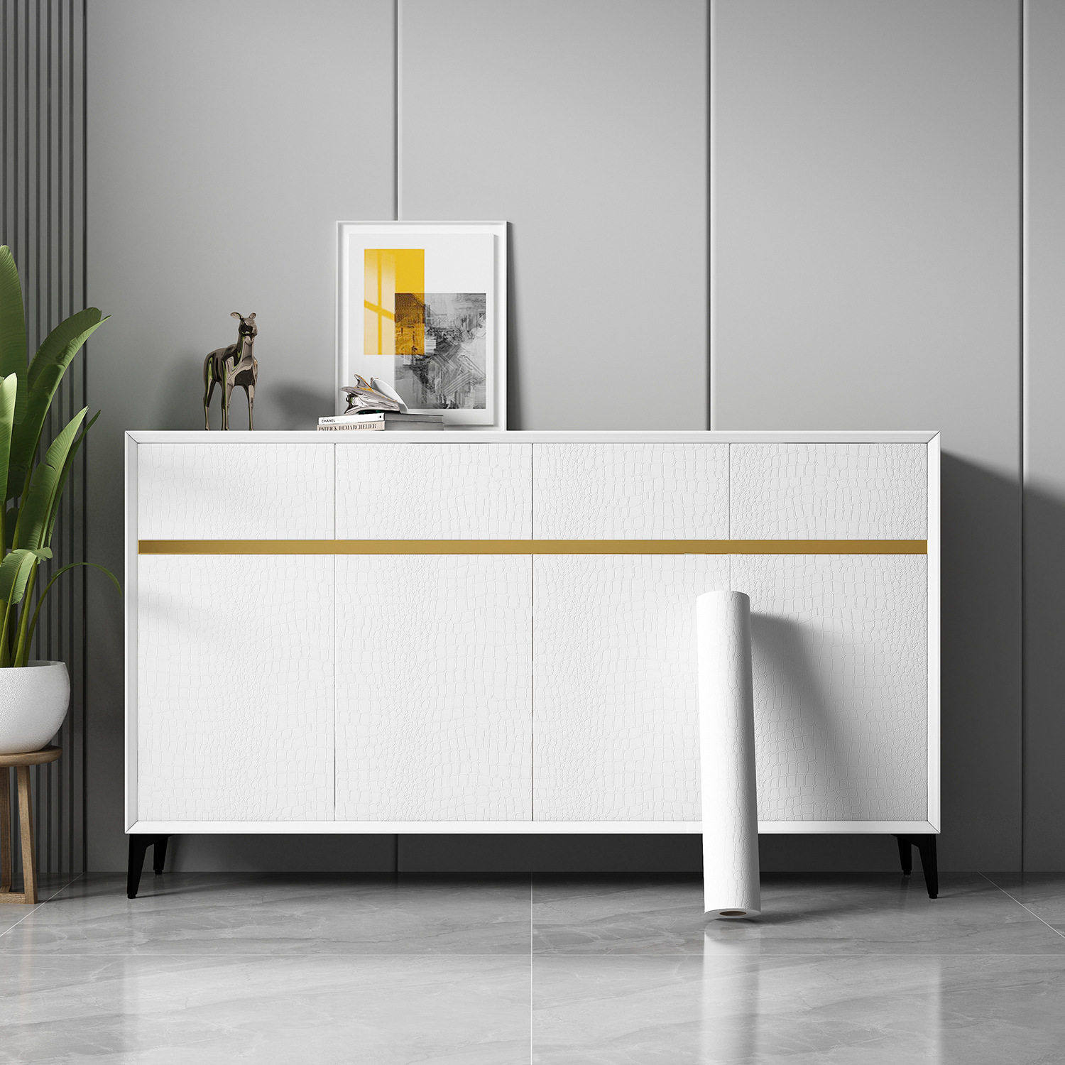 跨境自粘立体墙纸防水防潮壁纸橱柜家具翻新装饰贴纸3D wallpaper,淘宝优惠券,粉丝福利购,淘宝优惠卷