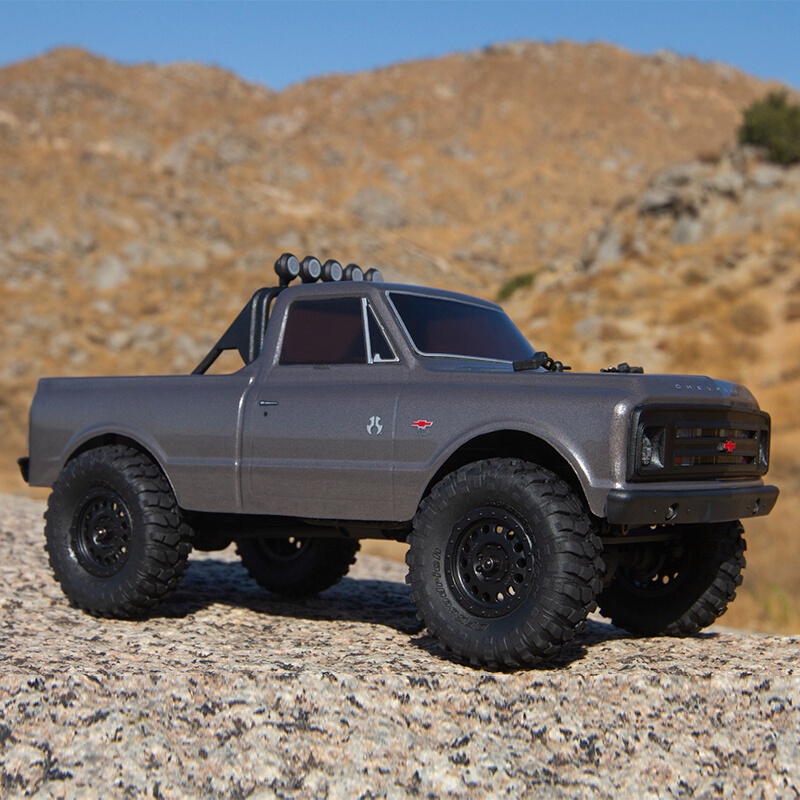 Axial SCX24 1/24 1967 C10福特 RTR AXI00001 4WD遥控攀爬越野车-图2