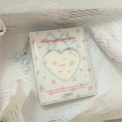 Romantic碎花卡册一宫格三寸定页卡包小卡收纳册便携卡册生日礼物 - 图0