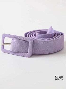 腰带女细布料百搭连衣裙显瘦绑带系带装饰M裤带黑色白色简约布条