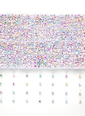 Mixed Letter Acrylic Beads for Jewelry Making DIY Bracelets