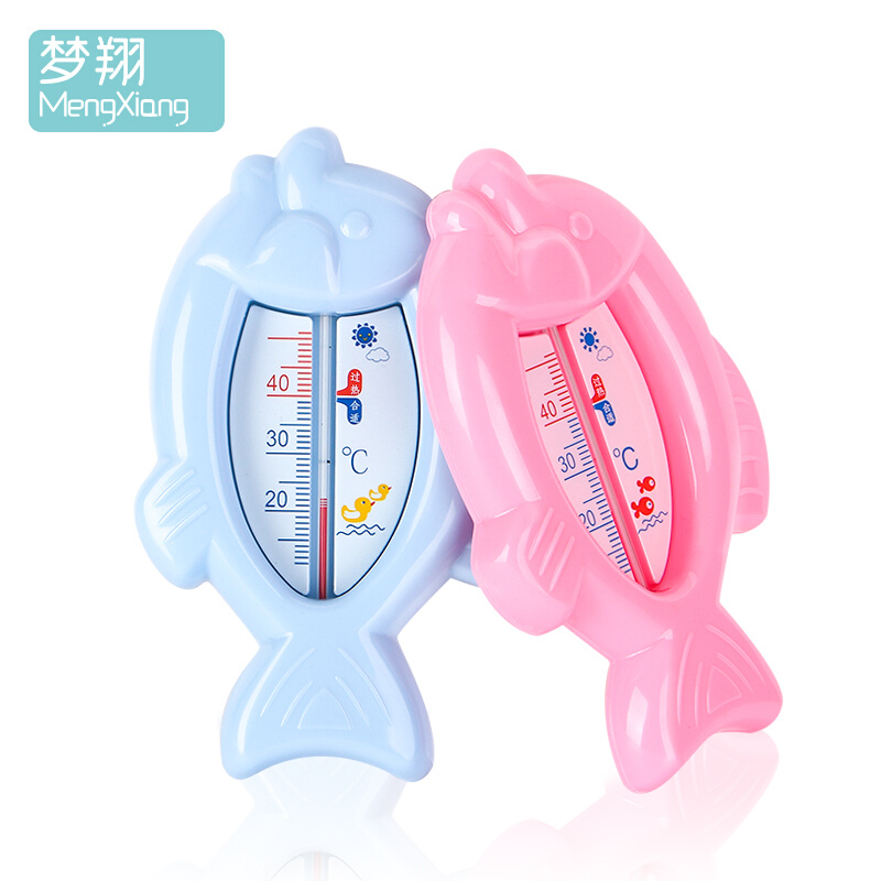 婴儿水温计测水温表卡宝宝洗澡新生儿温度计家用两用儿童水温表 - 图0