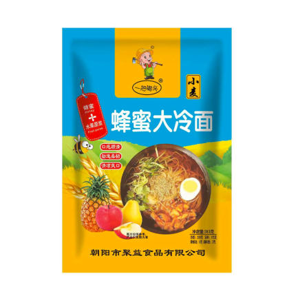 朝鲜冷面正宗东北大冷面蜂蜜味速食凉面带调料大袋酸甜口味383克