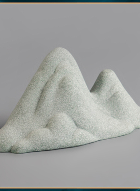 室内假山装饰品桌面装饰品摆设摆件茶室软砂石客厅青中式