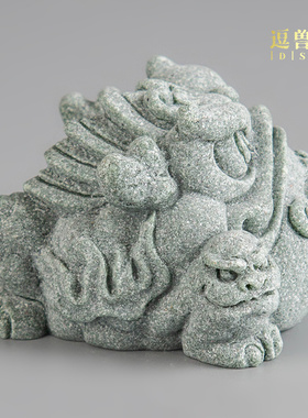 茶宠送礼装饰青鱼缸砂石中式蟾桌面小旺摆件造景精品假山新