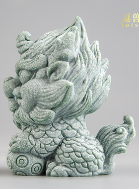 摆件茶桌玩茶台客厅送装饰麒麟养家礼品可风国潮居茶茶宠绣球造景