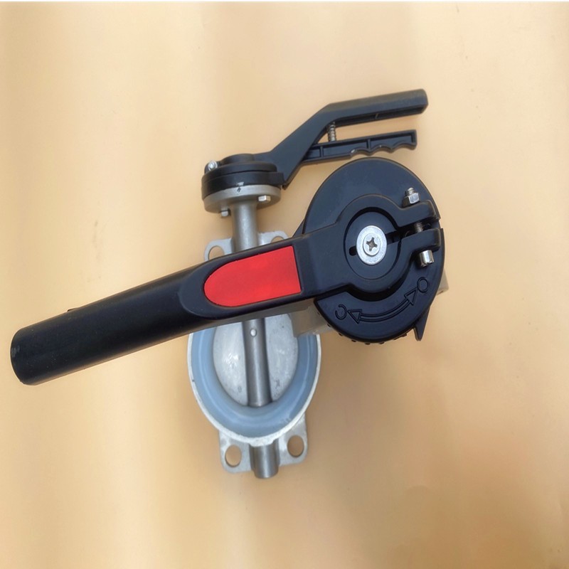 不锈钢对夹式蝶阀D71X-16P手动鸭嘴阀门 手柄蝶阀DN50 65 80 100 - 图1