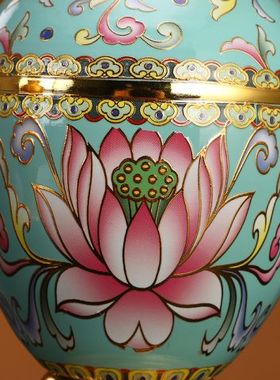 供佛花瓶唐彩合金佛堂