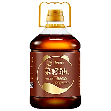 熊猫炒堂！四川压榨特香菜籽油5斤[5元优惠券]-寻折猪