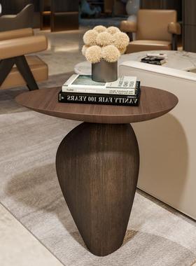 左顾 创意边几客厅样板间设计师艺侘寂风沙发角几摆件茶几鹅卵石