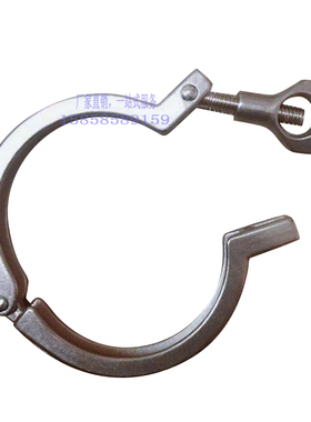 卫生级快装卡箍304/201不锈钢接头卡盘抱箍快接端头精铸卡扣管夹