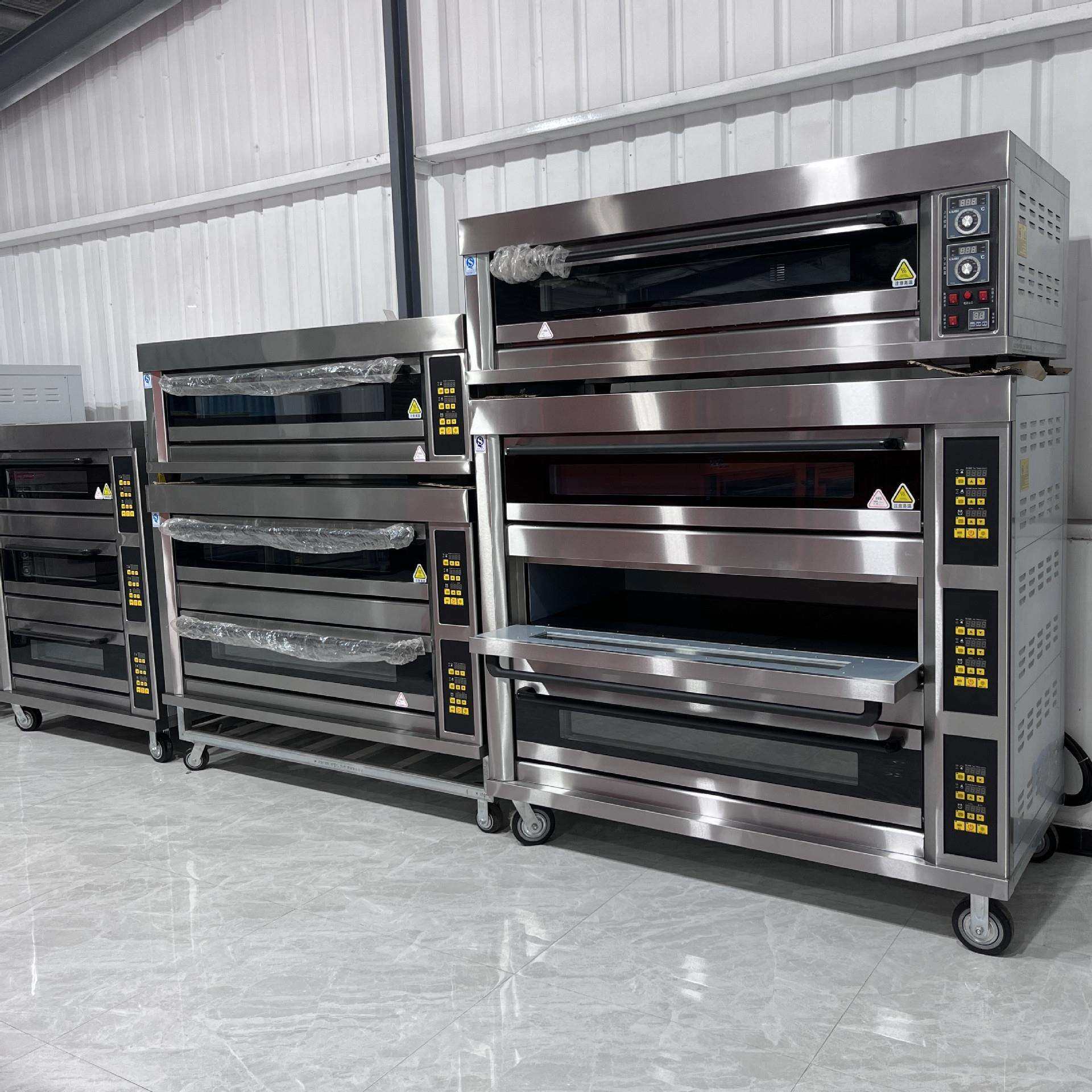 研麦3层9盘烤箱450L大容量烤炉商用电脑版3门分层烘烤炉,淘宝优惠券,粉丝福利购,淘宝优惠卷