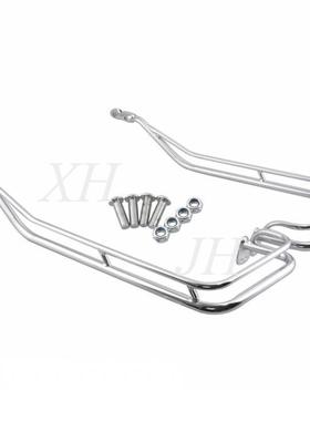 哈雷大滑翔CVO双灯滑翔改装件路王边箱保险杠侧箱护杠09-13