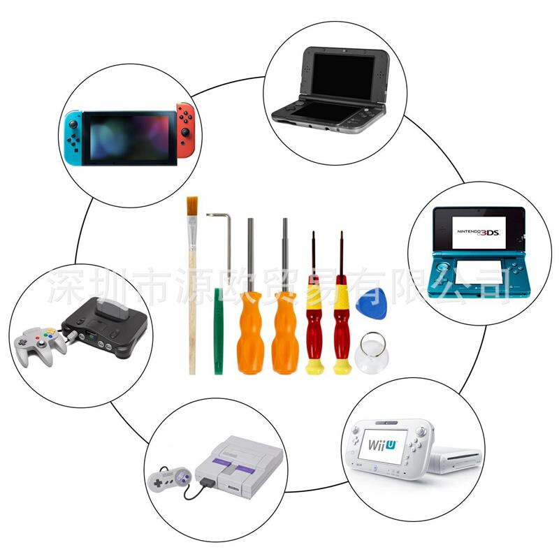 10件h套 S switc拆机工具 MNG手柄螺丝批 C143拆游戏机螺丝刀工具 - 图1