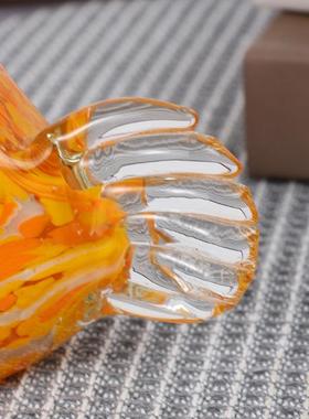 淄博琉璃工艺品摆件动物咕咕鸡博山玻璃水晶制品跨境热卖礼物