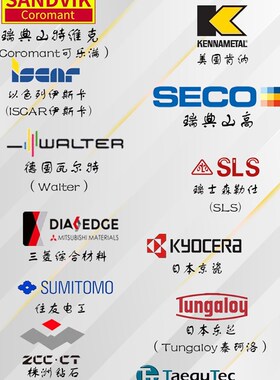瑞士进口加工高温合金哈氏镍基钛合金专用WNMG桃型菱形数控车刀片