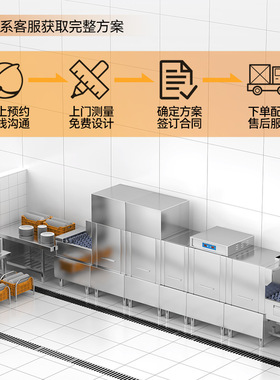麦大厨长龙斜插式标准款洗碗机商用酒店学校饭堂源头厂家店长推荐