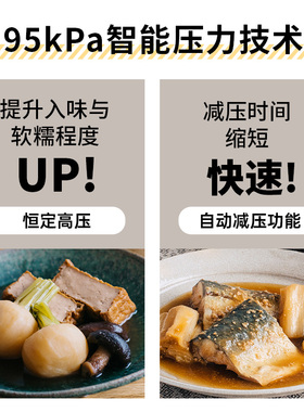 [礼物]西罗卡siroca智能锁鲜电压力锅家用2.4L预约多功能节日送礼