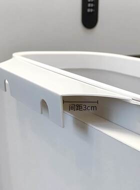 栋哈厨房垃圾桶挂式家用客厅创意橱柜门壁挂式收纳桶厨余垃圾桶