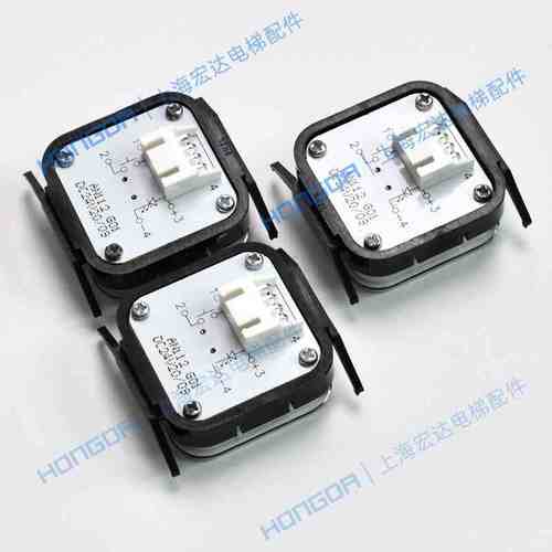 原装全新巨人通力货梯方形按钮AN112G01/DC24V货梯操纵器按钮 - 图0