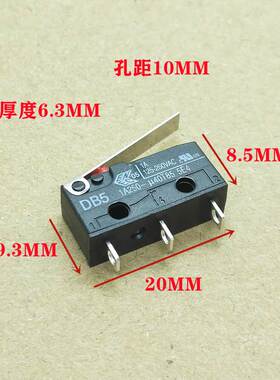 进口德国CHERRY樱桃DB5带柄红点鼠标微动开关 250V1A限位按键按钮