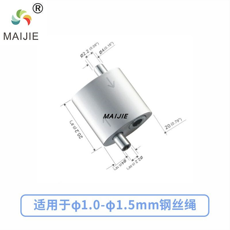 MAIJIE威也304不锈钢钢丝绳可调节吊码猪舍吊绳配件钢丝吊挂扣 - 图1