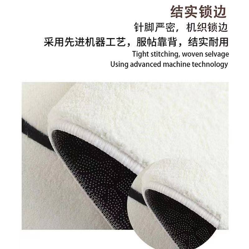 卡通仿羊绒地毯家用卧室床边毯防滑加厚地垫可爱毛绒镜前装饰垫子 - 图2