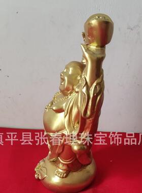 厂家古玩树脂家居办公摆件工艺品笑佛摆件