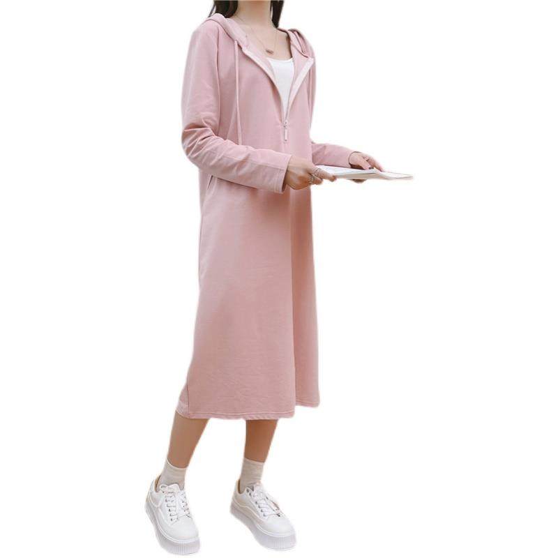 产后哺乳连衣裙春秋装外出时尚辣妈中长款纯棉长袖上衣喂奶卫衣服,淘宝优惠券,粉丝福利购,淘宝优惠卷