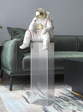 创意宇航员客厅摆件大型落地电视柜旁边家居饰品办公室太空人摆设