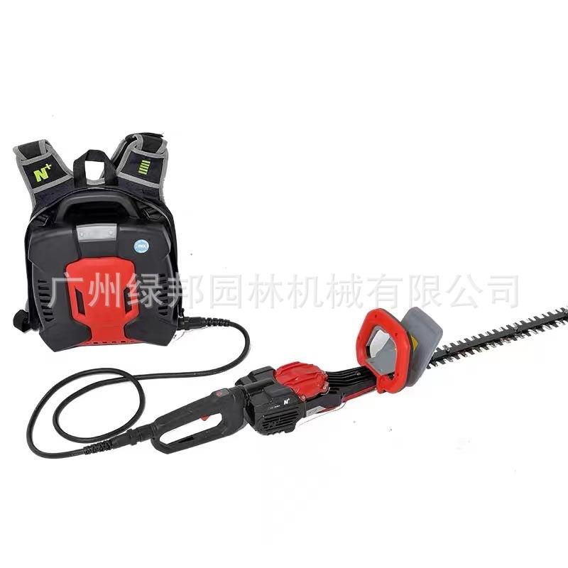 恩加N+电动绿篱机H76/J650S单/双刃锂电绿篱机园艺造型整篱笆机 - 图2