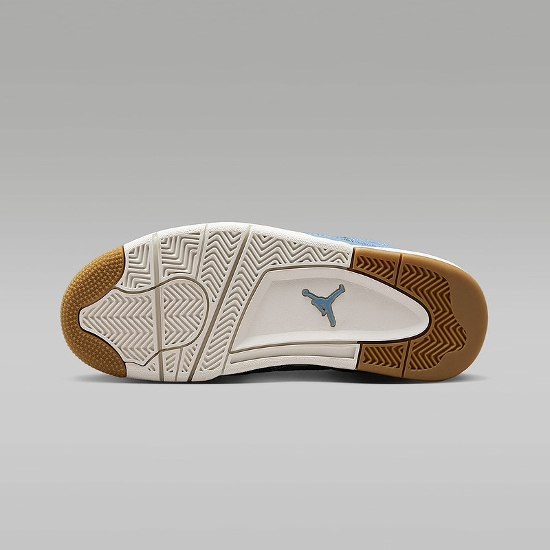 JORDAN耐克女鞋AJ4复刻混搭牛仔布运动鞋复古篮球鞋IB6716-100 - 图3