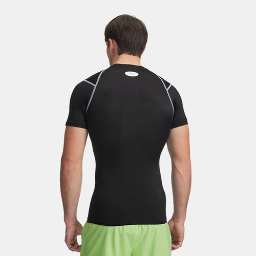 安德玛（UNDERARMOUR）|（新款）2026S/S男紧身短袖 6015382-009 - 图0