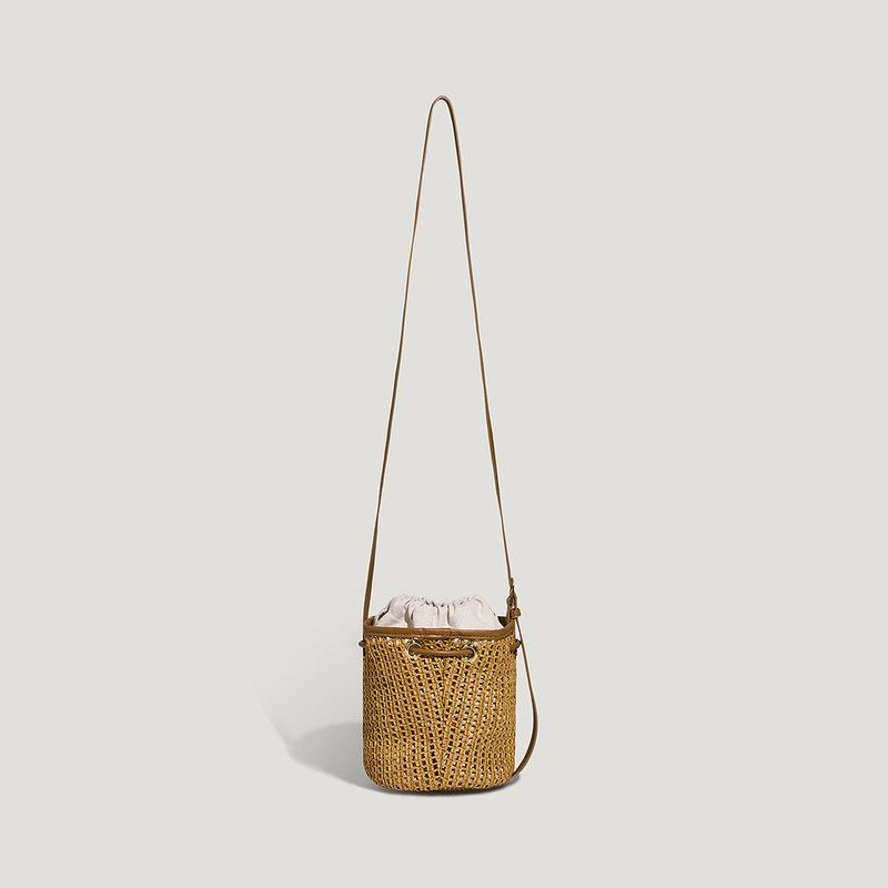 Adidas Clover CROCHET CBD Pastoral Style Casual Shoulder Bag Women's Small Tote Bag LE9845