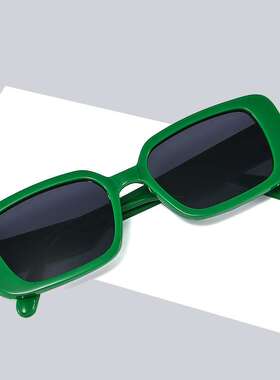 长方形小框太阳镜女款墨镜 2025新款韩版潮流感ins眼镜 男