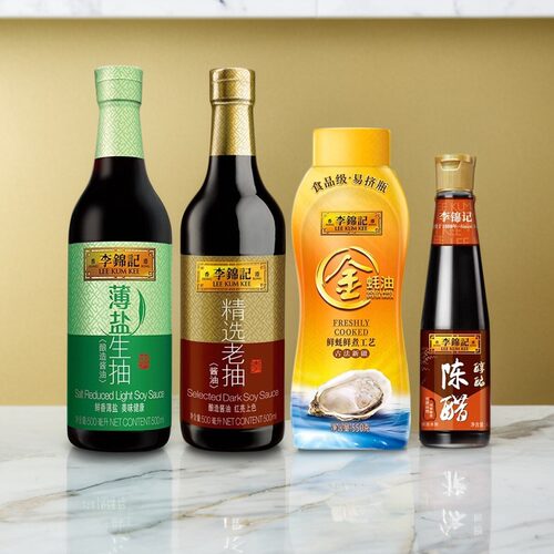 李锦记调料组合生老抽酱油蚝油醋蒸鱼红烧汁黑椒辣椒酱家用厨房 - 图3