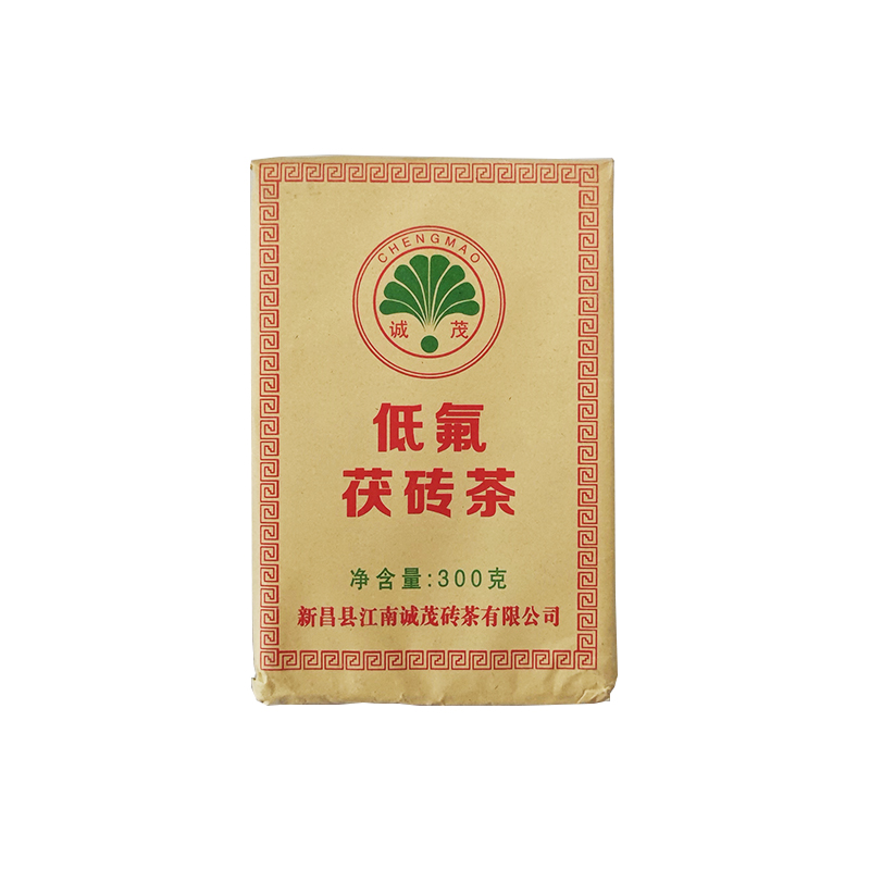 新疆砖茶诚茂茯砖茶小块黑茶砖伏茶奶茶专用配料茶叶300g-图0