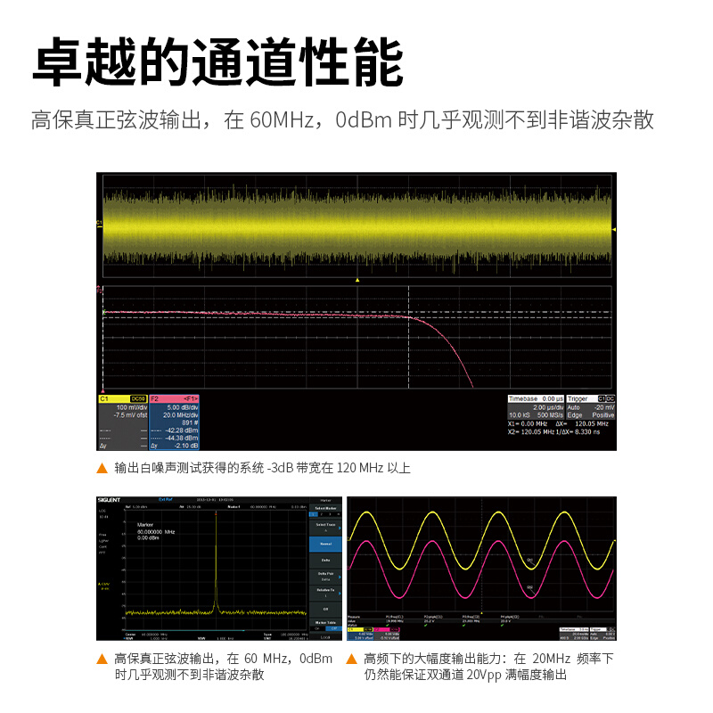 【厂家自营】鼎阳波形发生器信号源SDG2042/82/2122/1022/32/62X - 图1