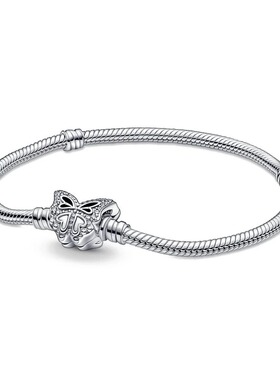 蝴蝶玫瑰珍珠手链，女士时尚原创DIY珠宝配件礼品