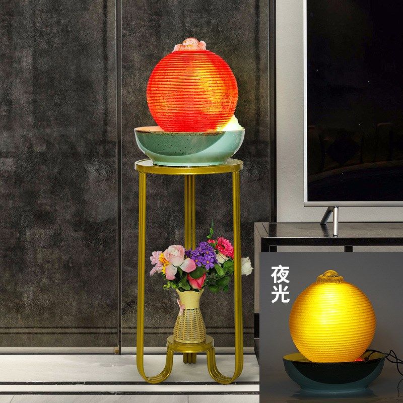 转运球风水d球树脂流水摆件客厅玄关办公室桌面招财装饰品开业,淘宝优惠券,粉丝福利购,淘宝优惠卷