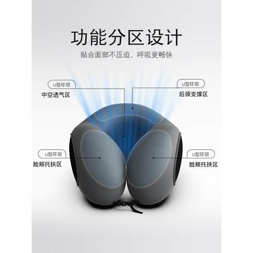 日本无印MUJ午睡枕办公室午休小学生趴着桌子睡觉枕头午觉趴睡枕 - 图1