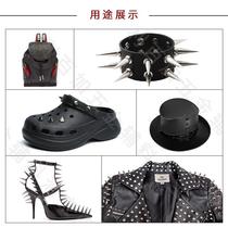 Manufacturer cross border punk rivet spike nail warhead DIY willow nail gothic button alloy thin alloy